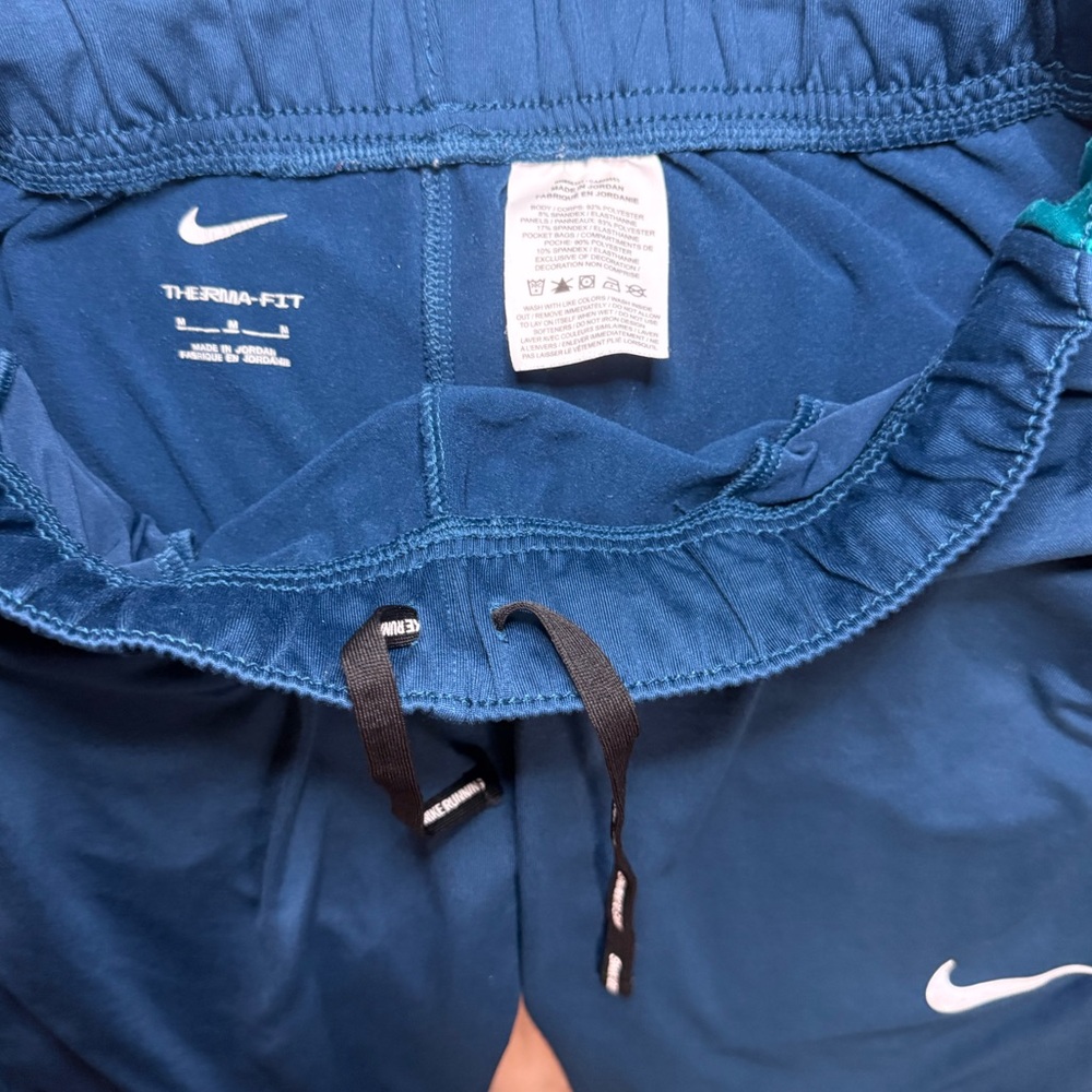 Nike Therma-Fit Women’s Size Medium' Blue Athletic Track Pants Activewear Medium - Picture 3 of 14